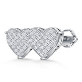 Sparkle Heart Studs