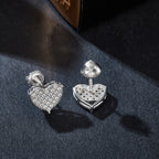Sparkle Heart Studs