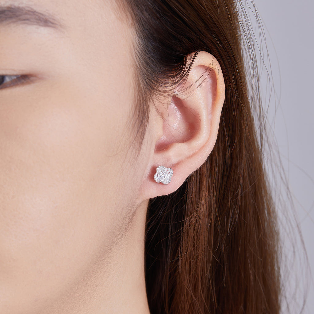 Clover Sparkle Studs