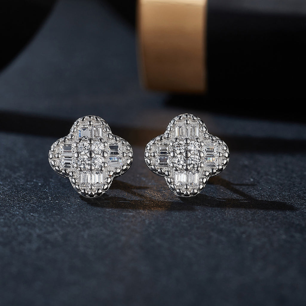 Clover Sparkle Studs