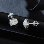 Square Vintage Sparkle Studs