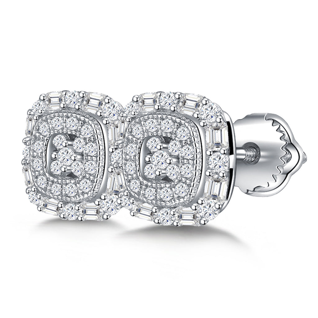 Vintage Square Luxe Studs