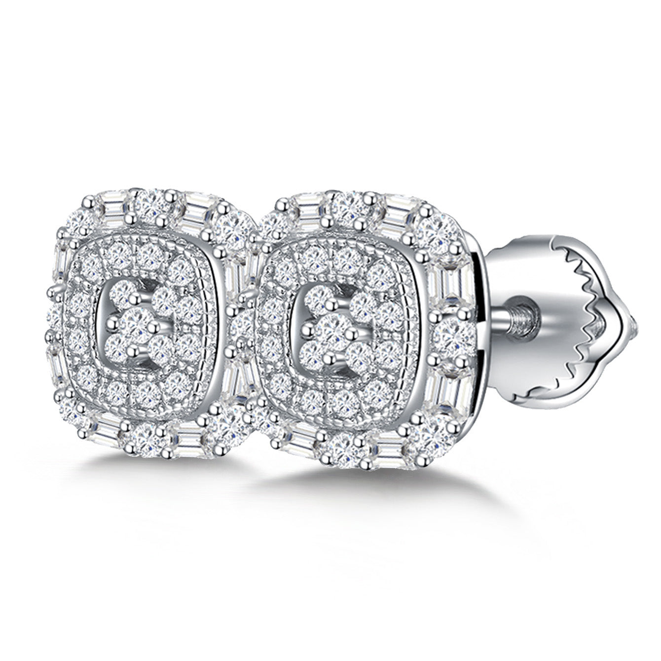 Vintage Square Luxe Studs