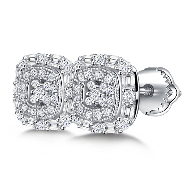 Vintage Square Luxe Studs Hover Image