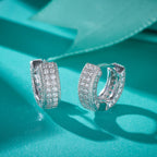 Glam Huggie Sparkle Hoops