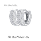 Glam Huggie Sparkle Hoops