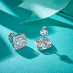 Square Geo Sparkle Studs