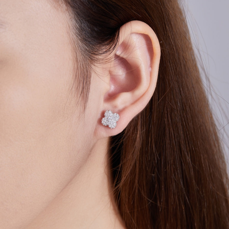 Clover Sparkle Studs