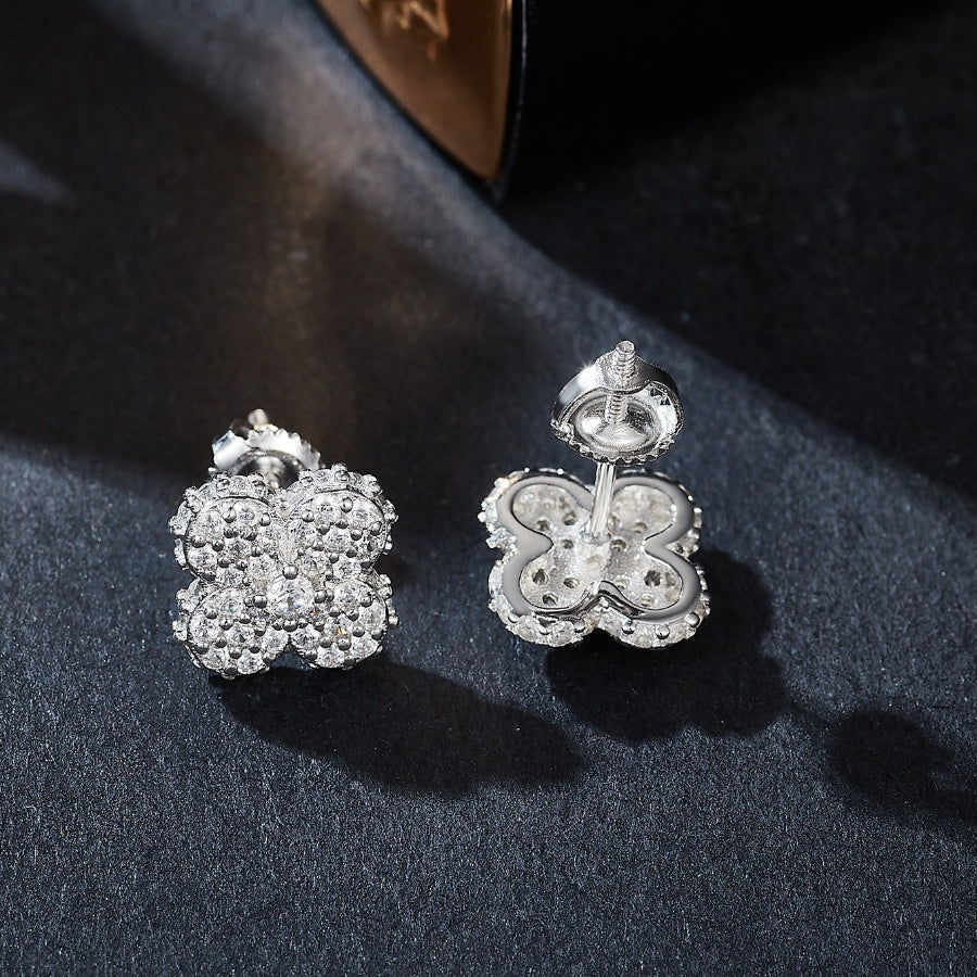 Clover Sparkle Studs