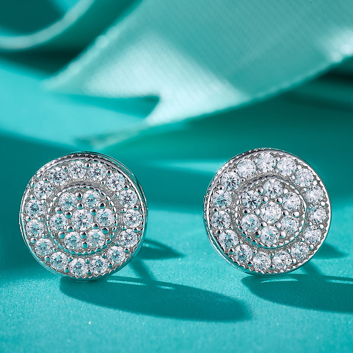 Concentric Sparkle Studs
