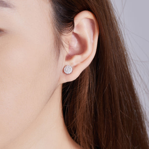 Concentric Sparkle Studs