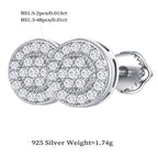 Concentric Sparkle Studs