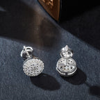 Circular Geo Sparkle Studs