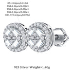 Circular Geo Sparkle Studs