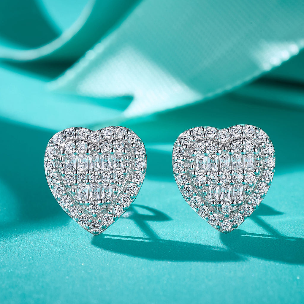 Heart Sparkle Studs