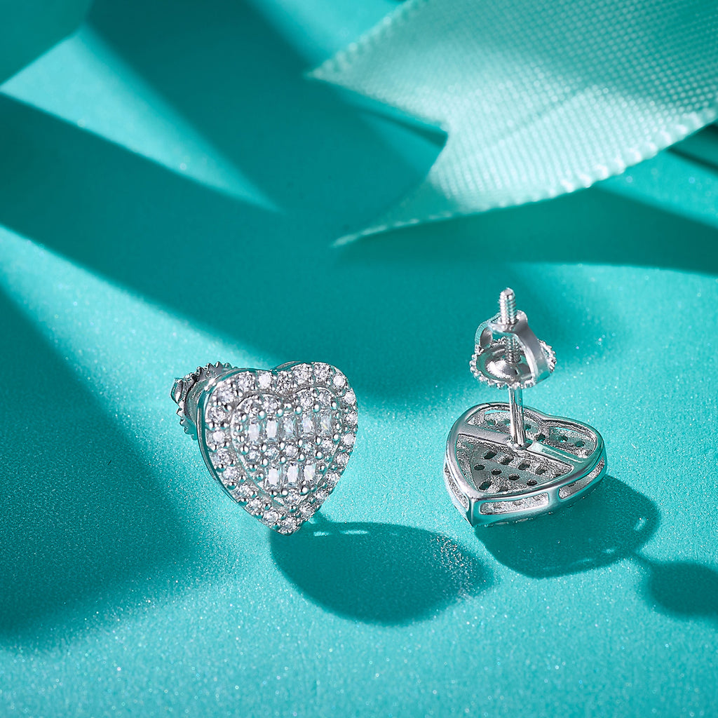 Heart Sparkle Studs