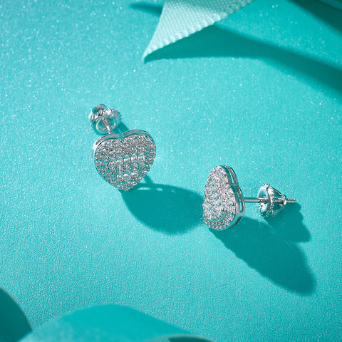 Heart Sparkle Studs