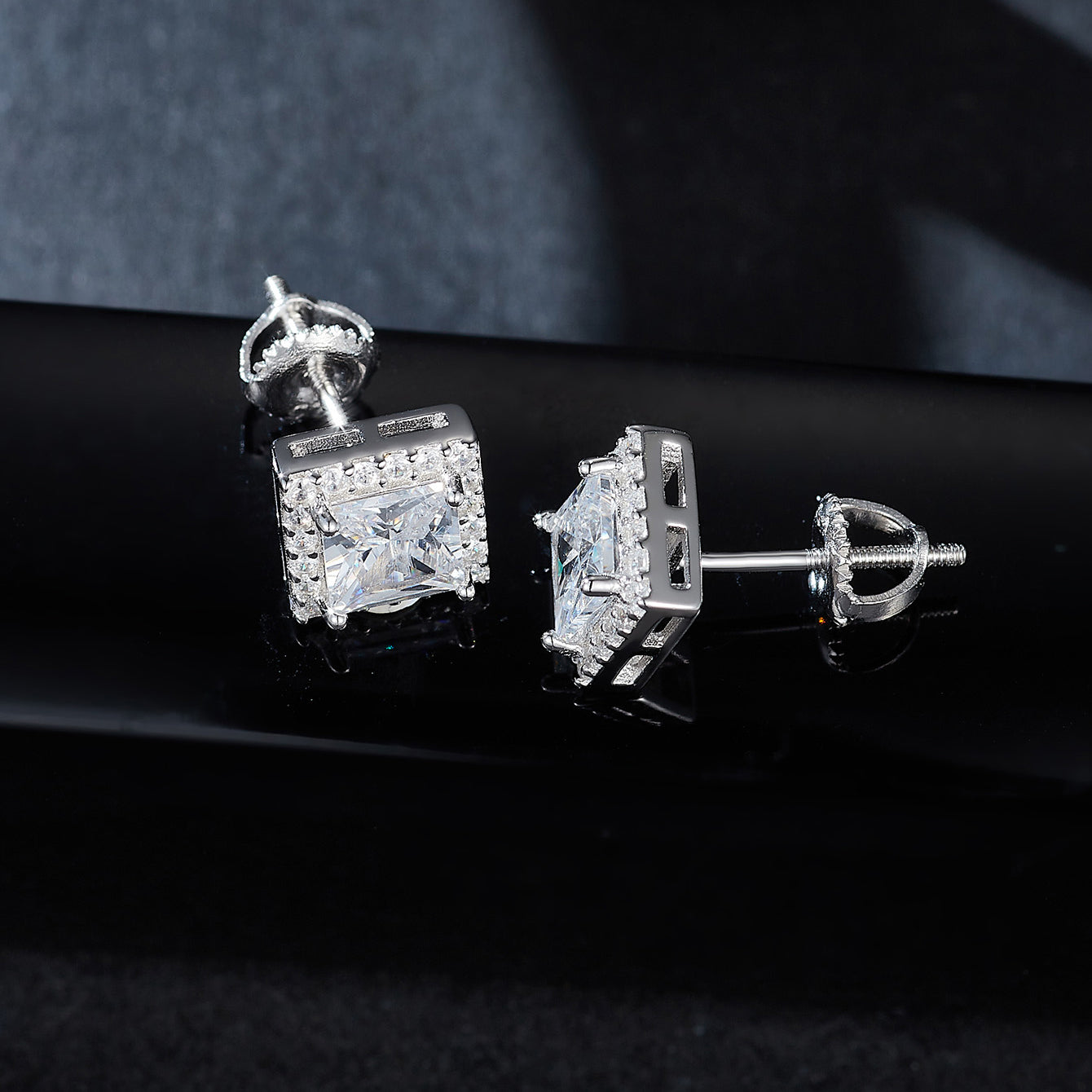 Luminary Square Studs