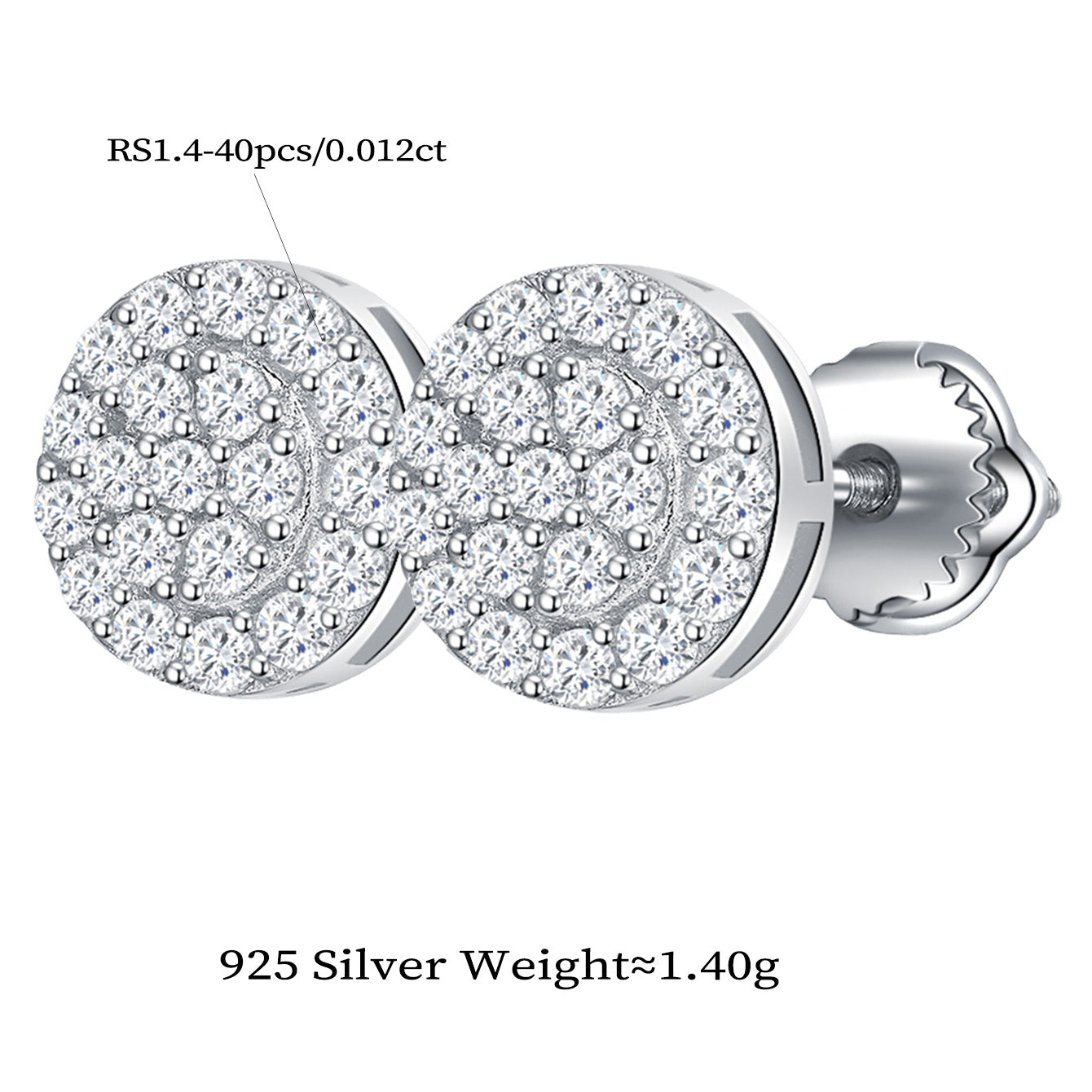 Circular Gleam Studs