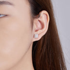 Vintage Square Glitz Studs