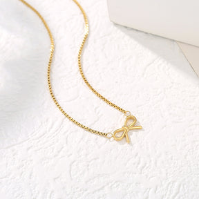 BOW PENDANT NECKLACE