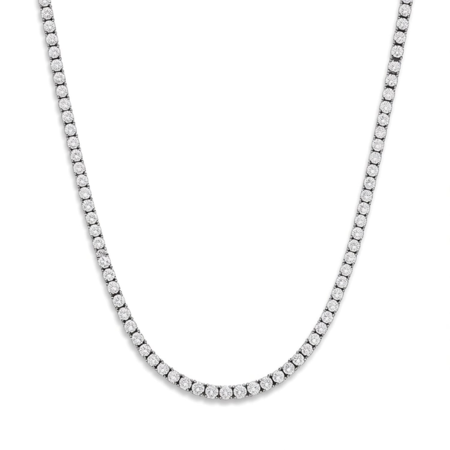 Elegant Sparkle Tennis Necklace 4mm/20inch