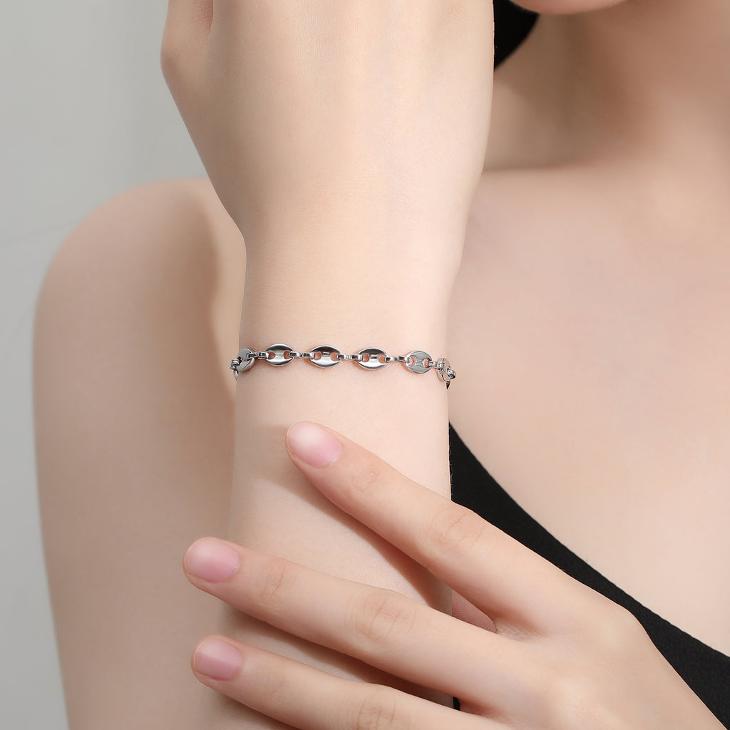 Coffee Bean Pig Nose Bracelet