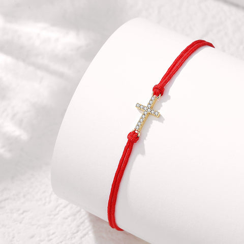 Cross Red String