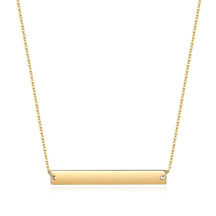 HORIZONTAL BAR NECKLACE