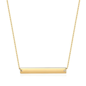 HORIZONTAL BAR NECKLACE