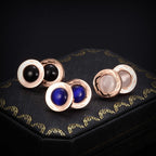 Sapphire Round Studs
