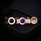 Sapphire Round Studs