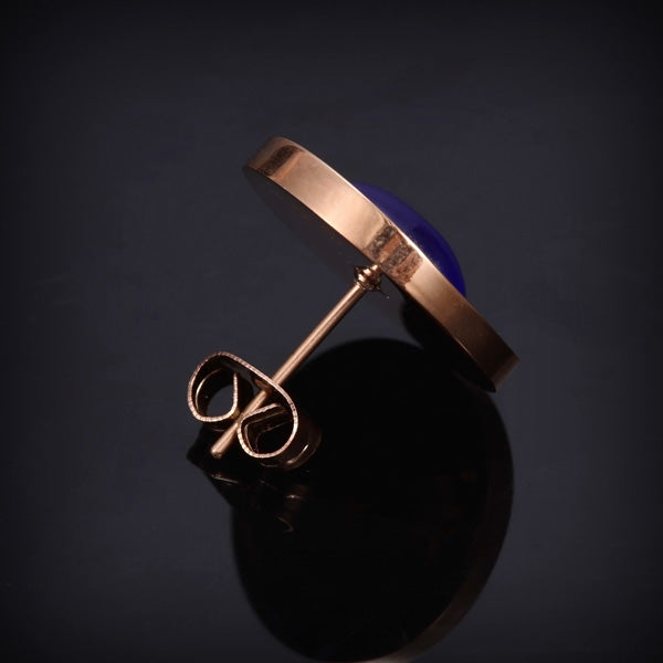 Sapphire Round Studs