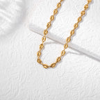 Coffee Bean Pig Nose Necklace