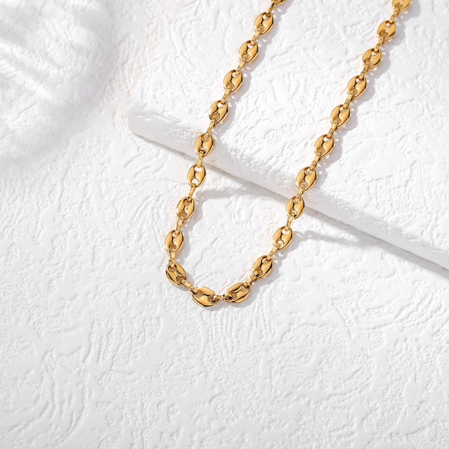 Coffee Bean Pig Nose Necklace