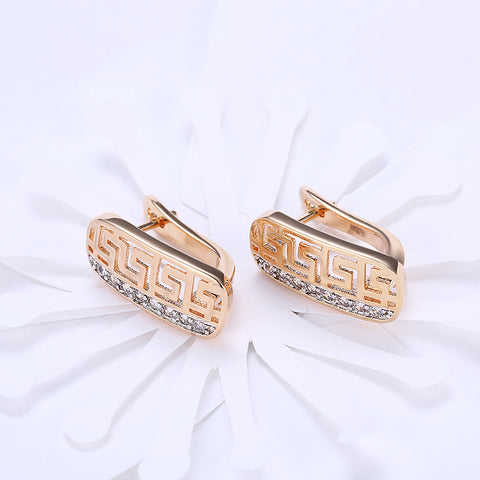 CZ Hollow Out Studs