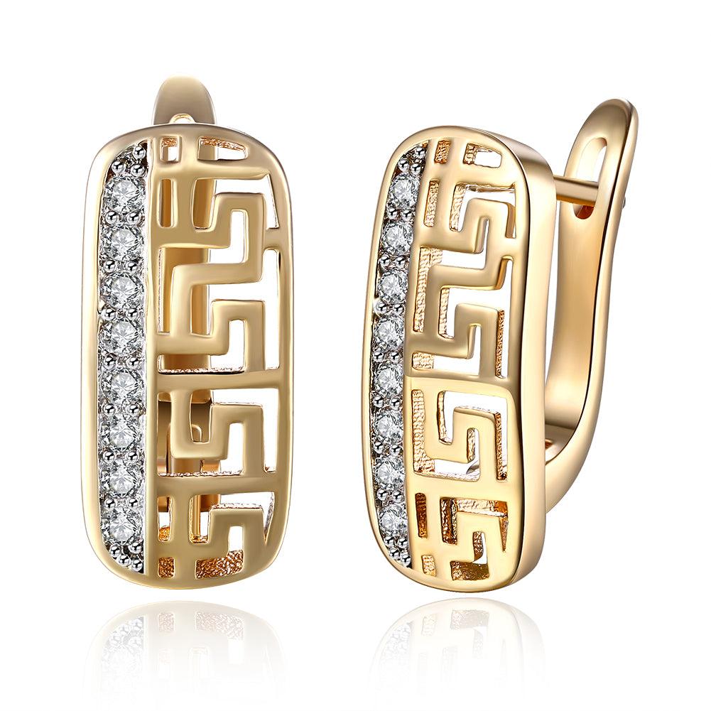 CZ Hollow Out Studs