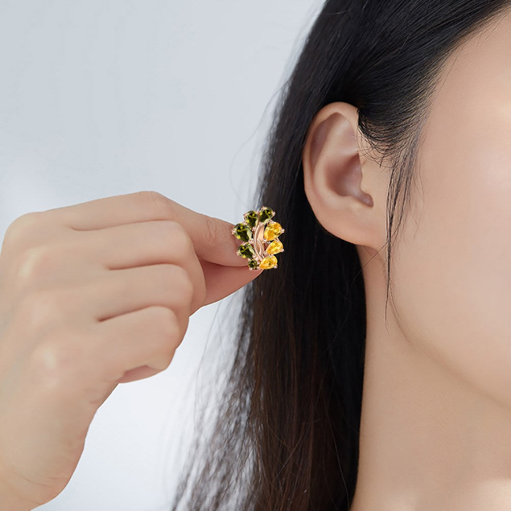 Gem Flower Stud