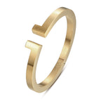 Men's Spring-Clasp Half T Cuff