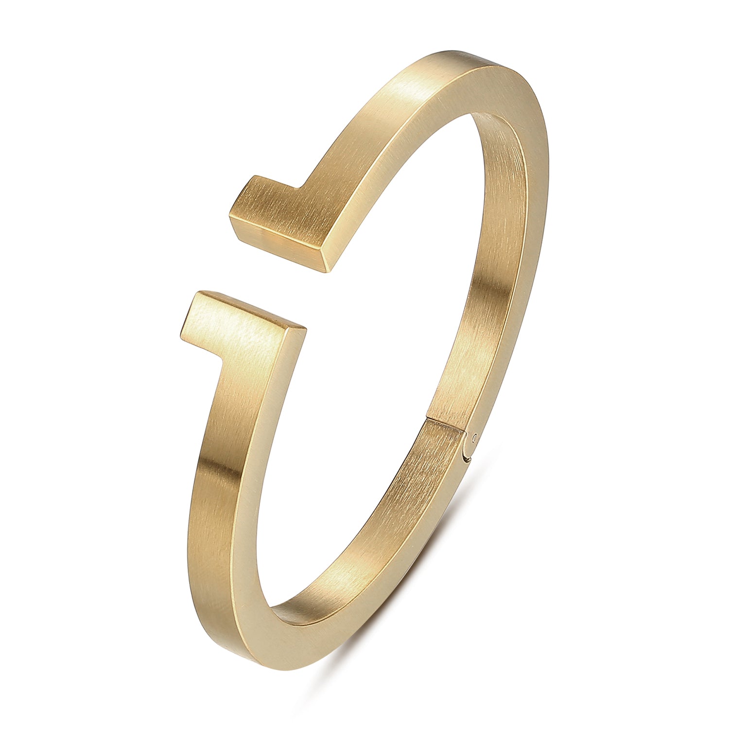 Men's Spring-Clasp Half T Cuff