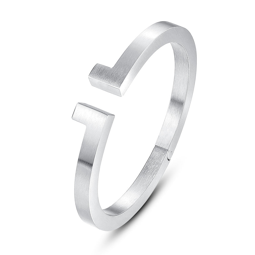 Men's Spring-Clasp Half T Cuff