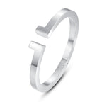 Men's Spring-Clasp Half T Cuff