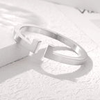 Men's Spring-Clasp Half T Cuff