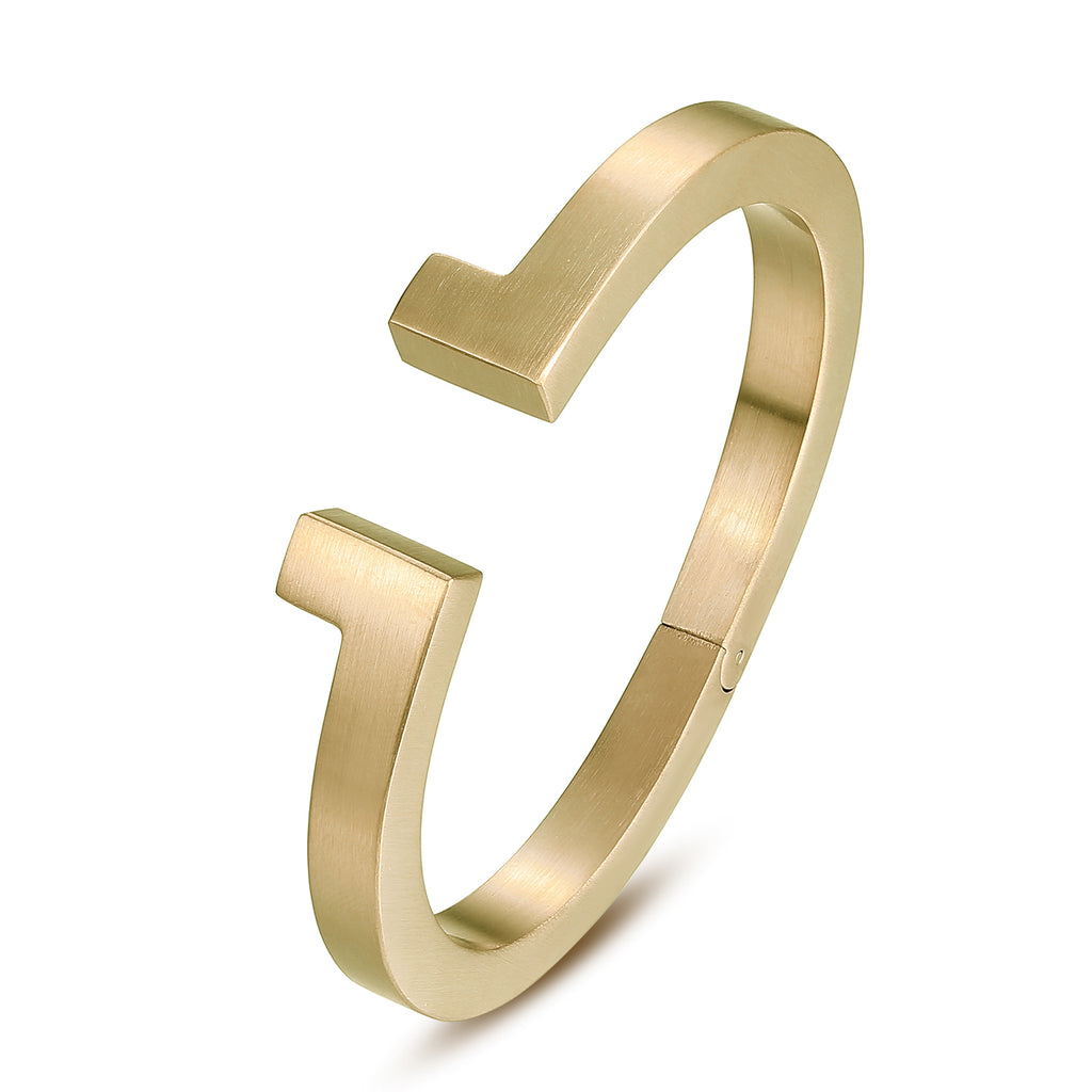 Women's Spring-Clasp Half T Cuff