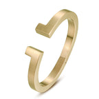 Women's Spring-Clasp Half T Cuff