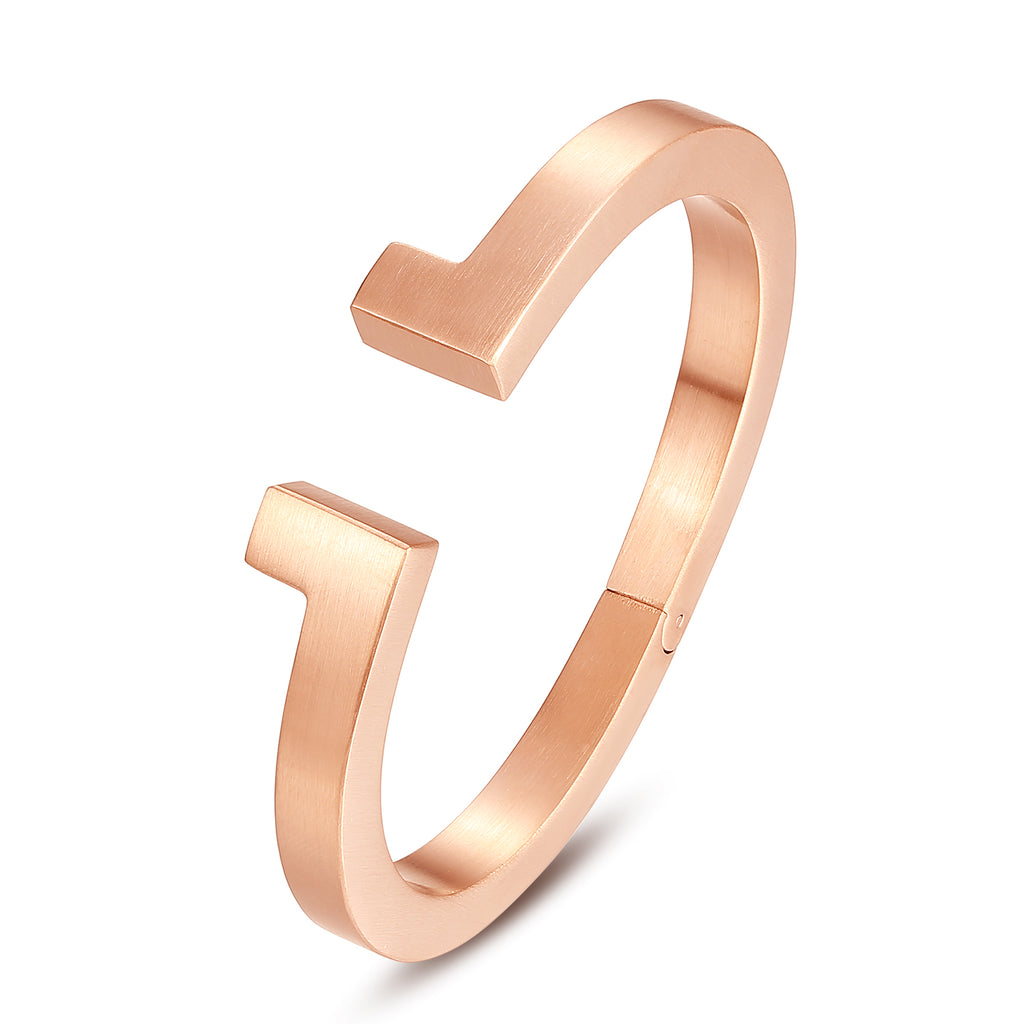 Women's Spring-Clasp Half T Cuff