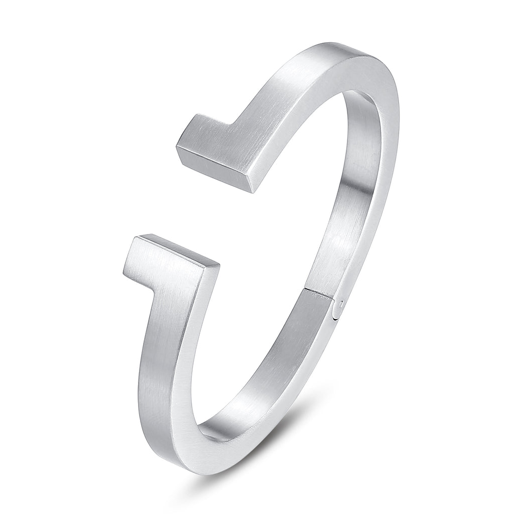 Women's Spring-Clasp Half T Cuff