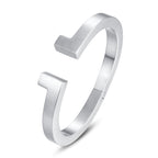 Women's Spring-Clasp Half T Cuff