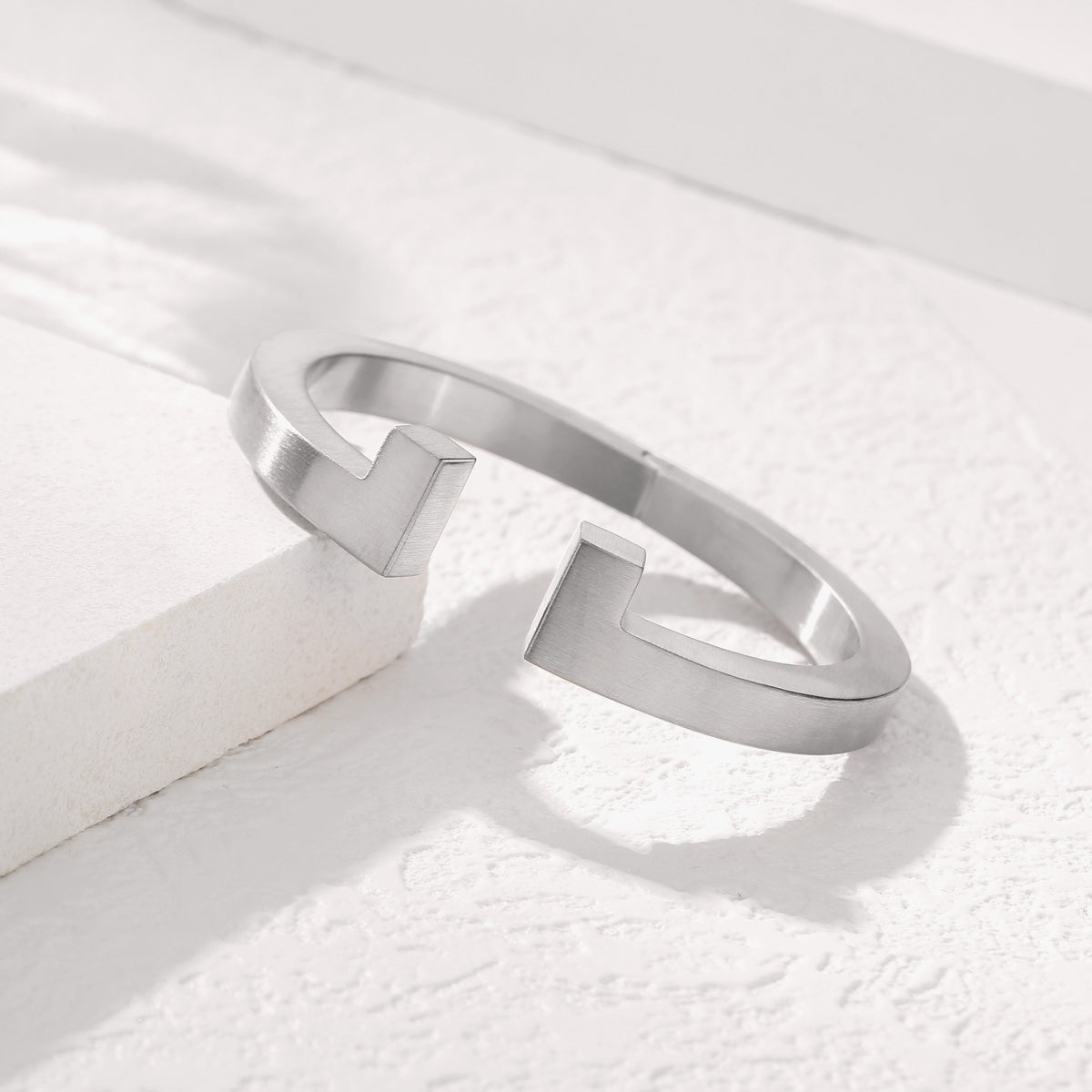 Women's Spring-Clasp Half T Cuff