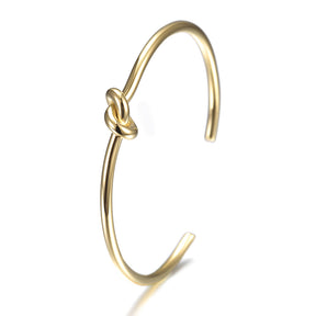 GOLD KNOT CUFF BRACELET